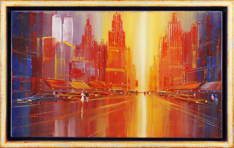 Menzinger - Citylife - Originalgemälde  Menzinger - Citylife - Originalgemälde