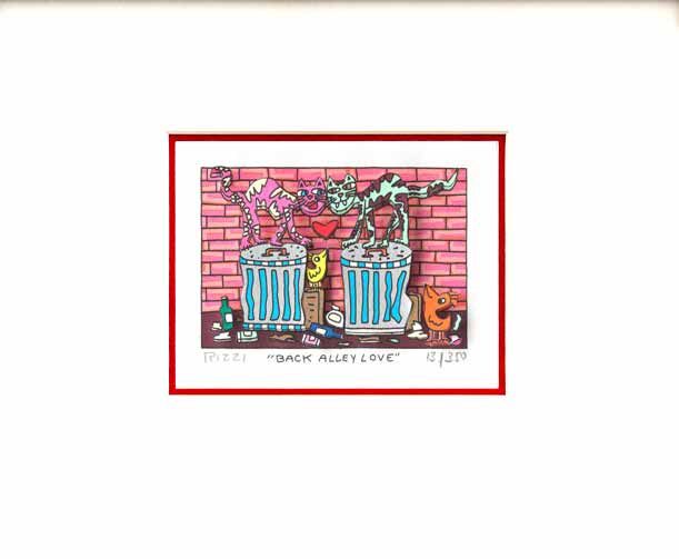james-rizzi-back-alley-love-rot-ohne-rahmen
