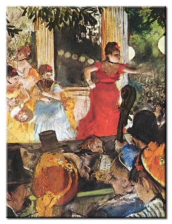 Leinwandbild Edgar Degas - Les Ambassadeurs