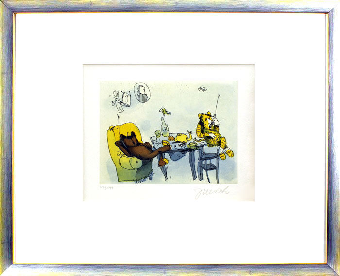 janosch-hier-spricht-der-baer-und-wer-spricht-dort-gerahmt-kunst-radierung janosch-hier-spricht-der-baer-und-wer-spricht-dort-gerahmt-kunst-radierung