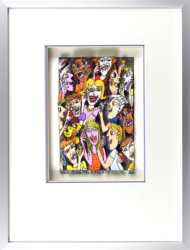 james-rizzi-ring-ring-talk-talk-gerahmt james-rizzi-ring-ring-talk-talk-gerahmt