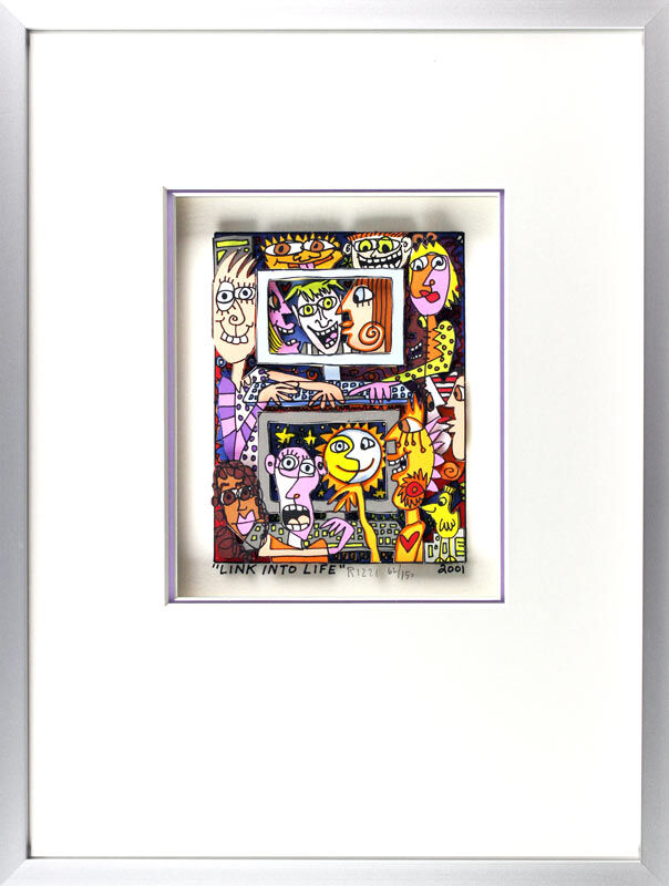 james-rizzi-link-into-life-gerahmt james-rizzi-link-into-life-gerahmt