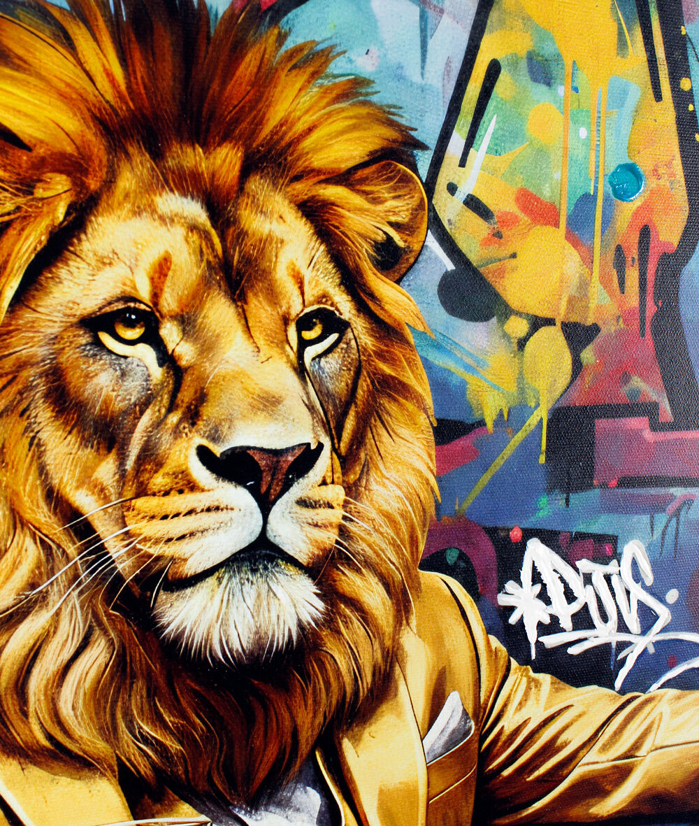 jay-weller-pop-art-gentlemen-lion-leinwandbild-detail2
