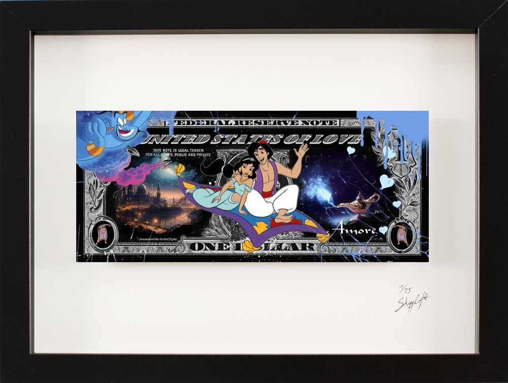 skyyloft-aladdin-dollar-gerahmt