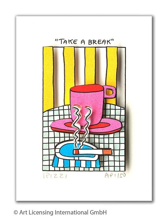 james-rizzi-take-a-break-ungerahmt-kunst-3d james-rizzi-take-a-break-ungerahmt-kunst-3d