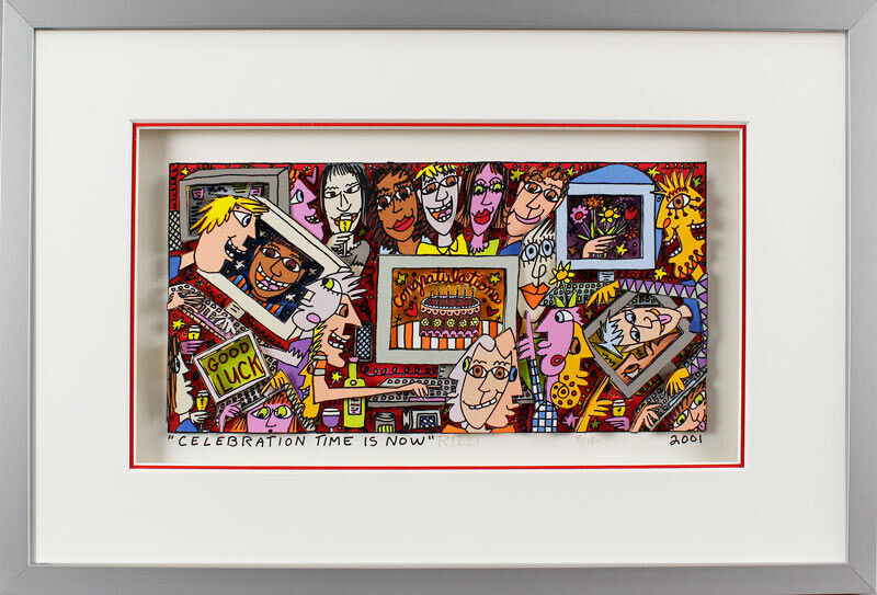James-Rizzi-celebration-time-is-now-gerahmt-alu James-Rizzi-celebration-time-is-now-gerahmt-alu