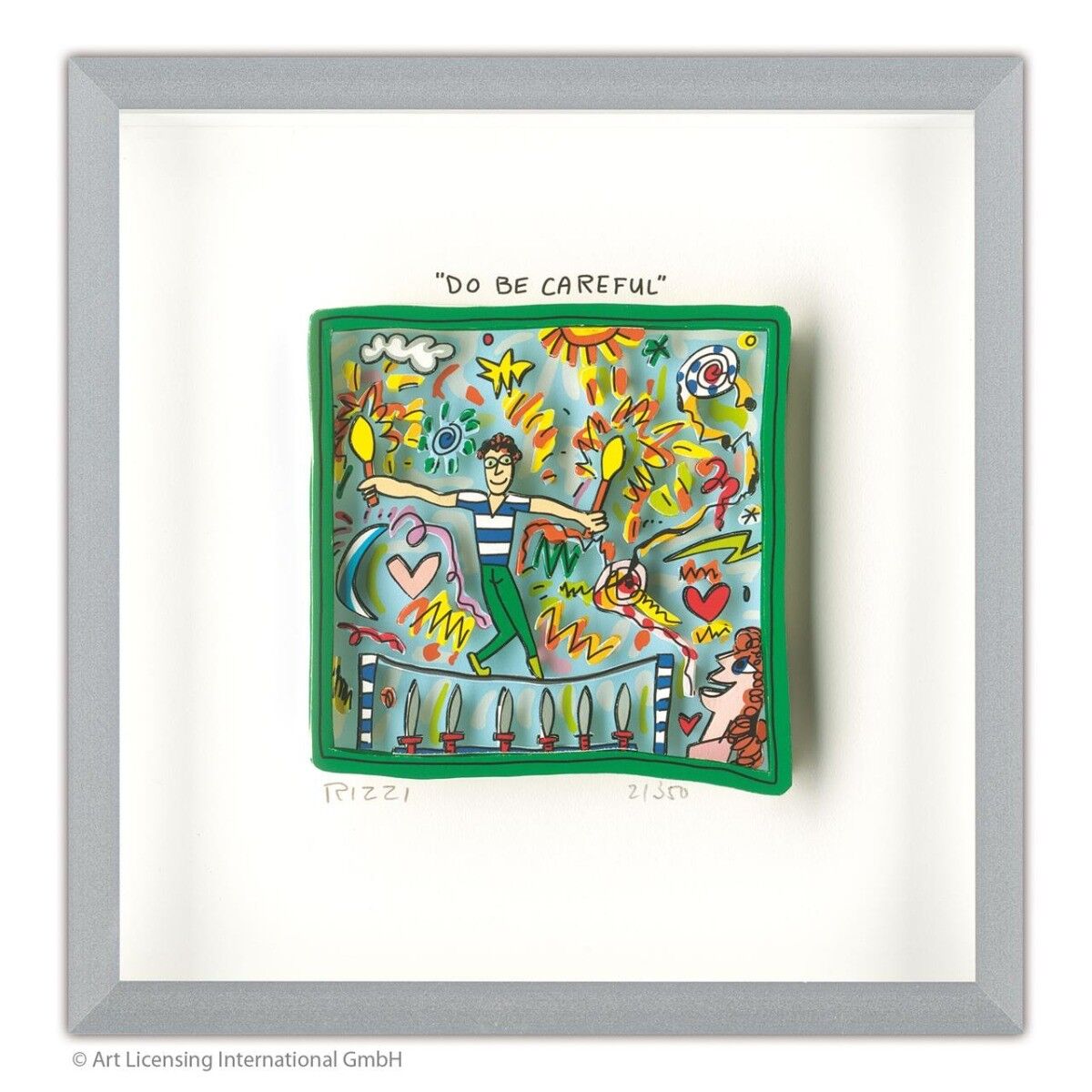 james-rizzi-desert-life-gerahmt-kunst-3d james-rizzi-desert-life-gerahmt-kunst-3d