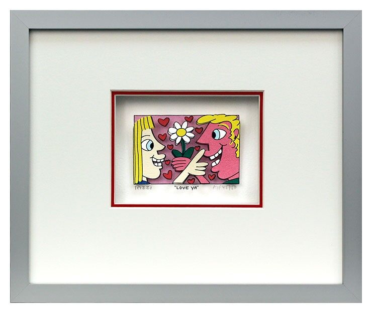 james-rizzi-love-ya-gerahmt-kunst-3d james-rizzi-love-ya-gerahmt-kunst-3d