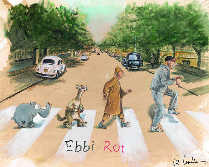 otto-waalkes-ebbi-rot-v-ungerahmt-beatles-abbey-road-ottifant otto-waalkes-ebbi-rot-v-ungerahmt-beatles-abbey-road-ottifant