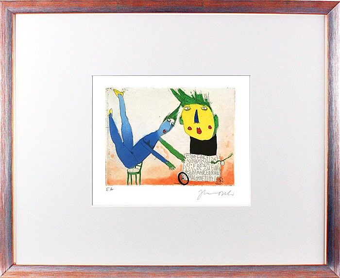 janosch-eine-faktisch-sinnlose-liebe-gerahmt-kunst-radierung janosch-eine-faktisch-sinnlose-liebe-gerahmt-kunst-radierung