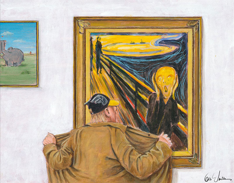 otto-waalkes-i-love-art-der-schrei-ungerahmt-munch