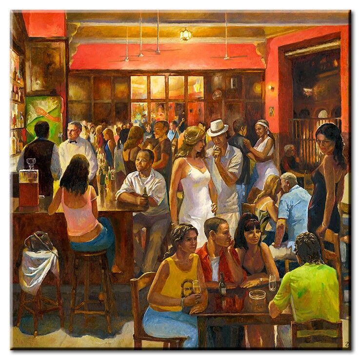 Bar in Kuba - Havanna von Diego Santos Diego Santos - La pura vida