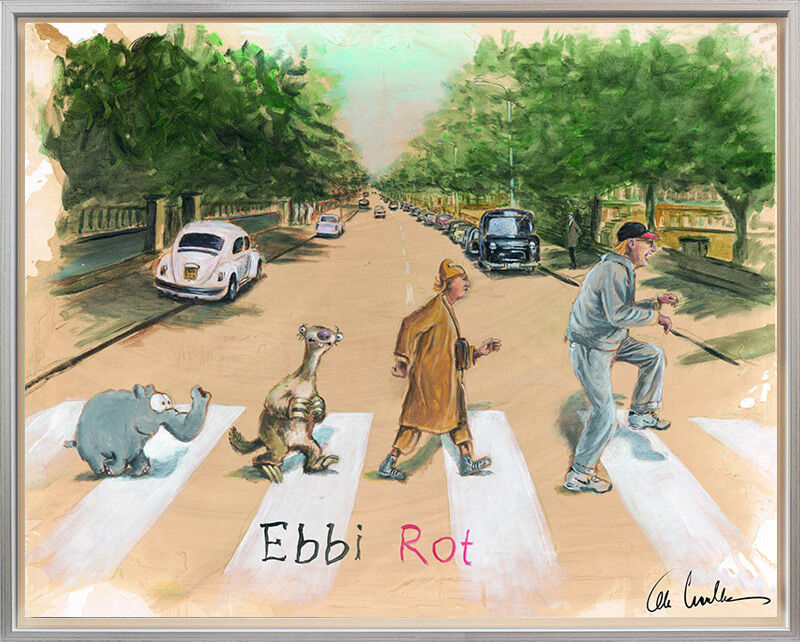 otto-waalkes-ebbi-rot-v-gerahmt-beatles-abbey-road-ottifant otto-waalkes-ebbi-rot-v-gerahmt-beatles-abbey-road-ottifant