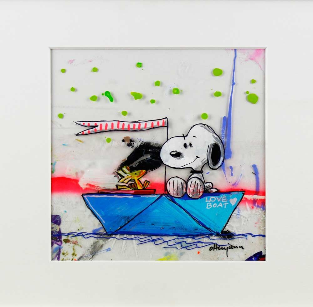andrea-ottenjann-snoopy-love-boat-ungerahmt