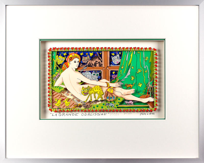 james-rizzi-la-grande-odalisque-alu-gerahmt