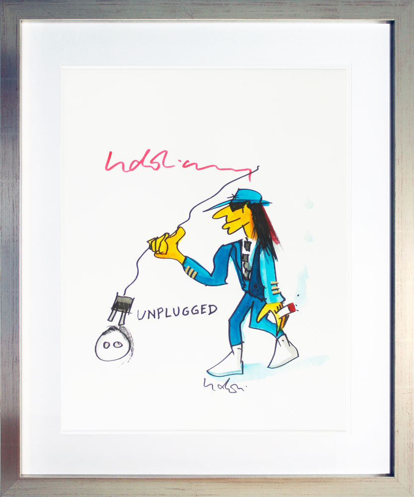 Lindenberg-unplugged-unikat-silber-aicham-gerahmt