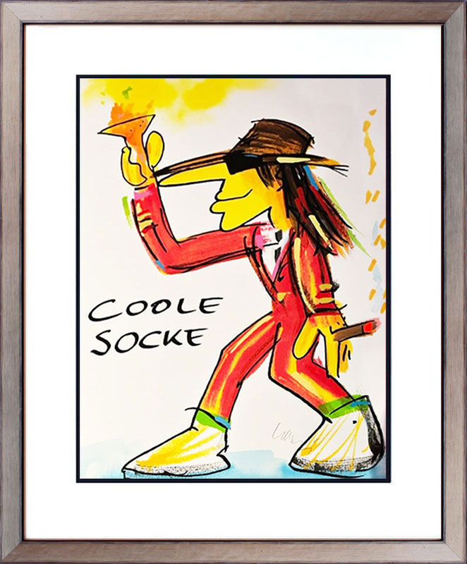 udo-lindenberg-coole-socke-gerahmt-handsigniert-kunst