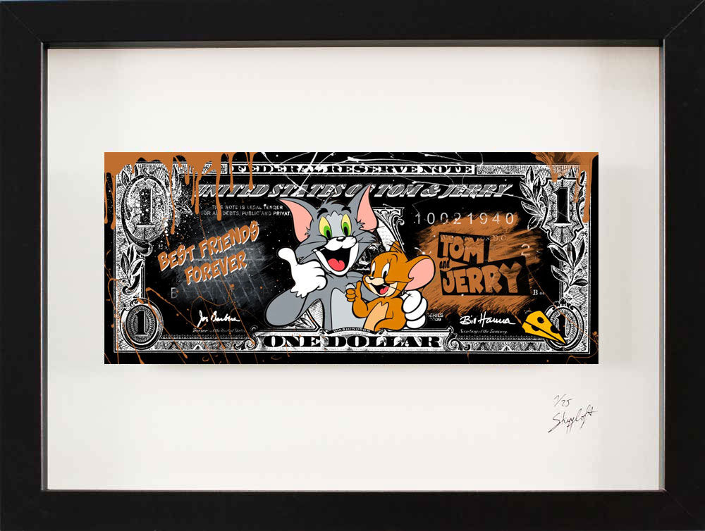 skyyloft-tom-and-jerry-chrome-dollar-gerahmt