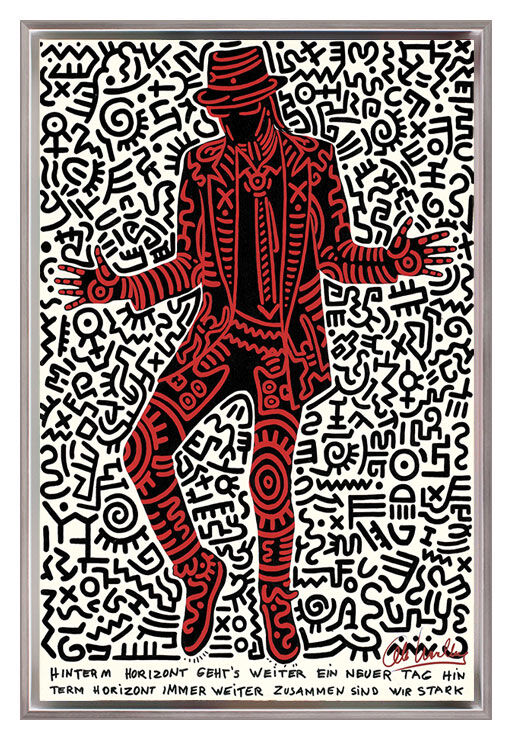 otto-waalkes-hommage-an-keith-ii-gerahmt-pop-art otto-waalkes-hommage-an-keith-ii-gerahmt-pop-art