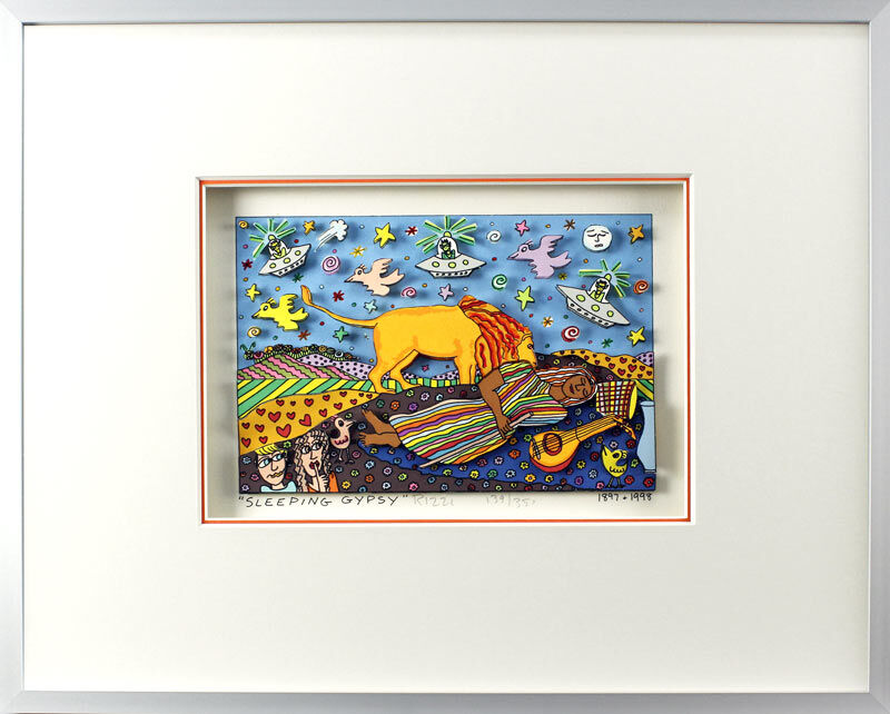 james-rizzi-sleeping-gypsy-gerahmt-alu james-rizzi-sleeping-gypsy-gerahmt-alu