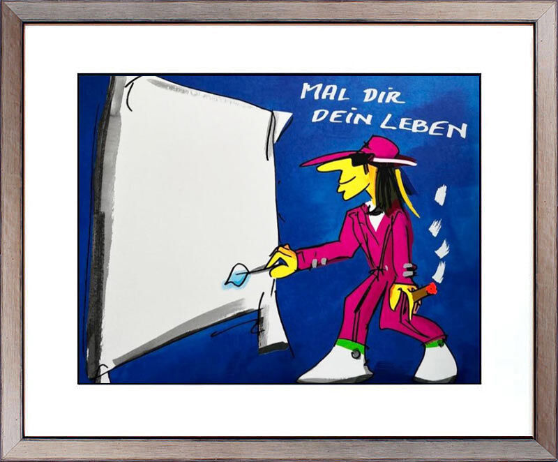 udo-lindenberg-mal-dir-dein-leben-blue-edition-silber-gerahmt