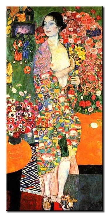 Leinwandbild Gustav Klimt - Die Tänzerin