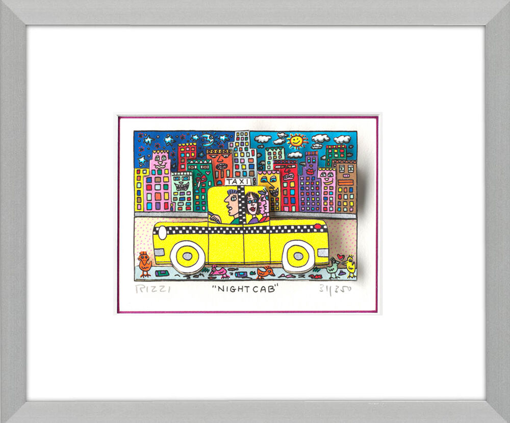 james-rizzi-night-cab-violett-PP-rahmen-silber-alu