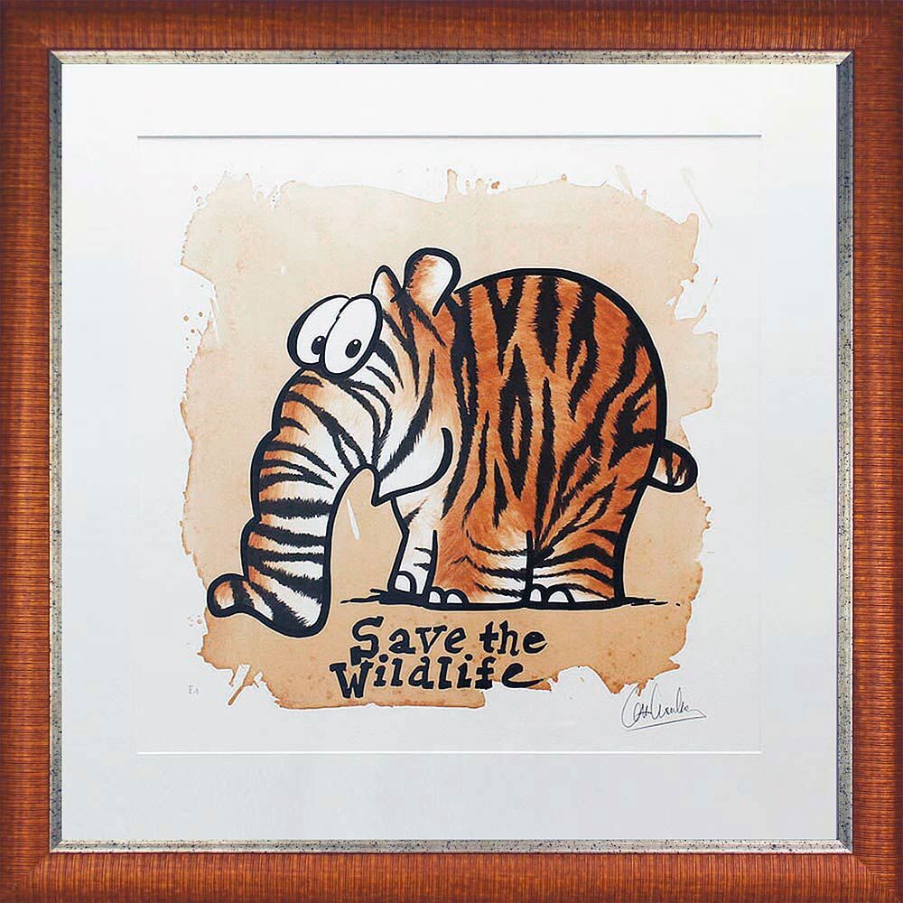 otto-waalkes-save-the-wildlife-gerahmt-safari-silber-orange