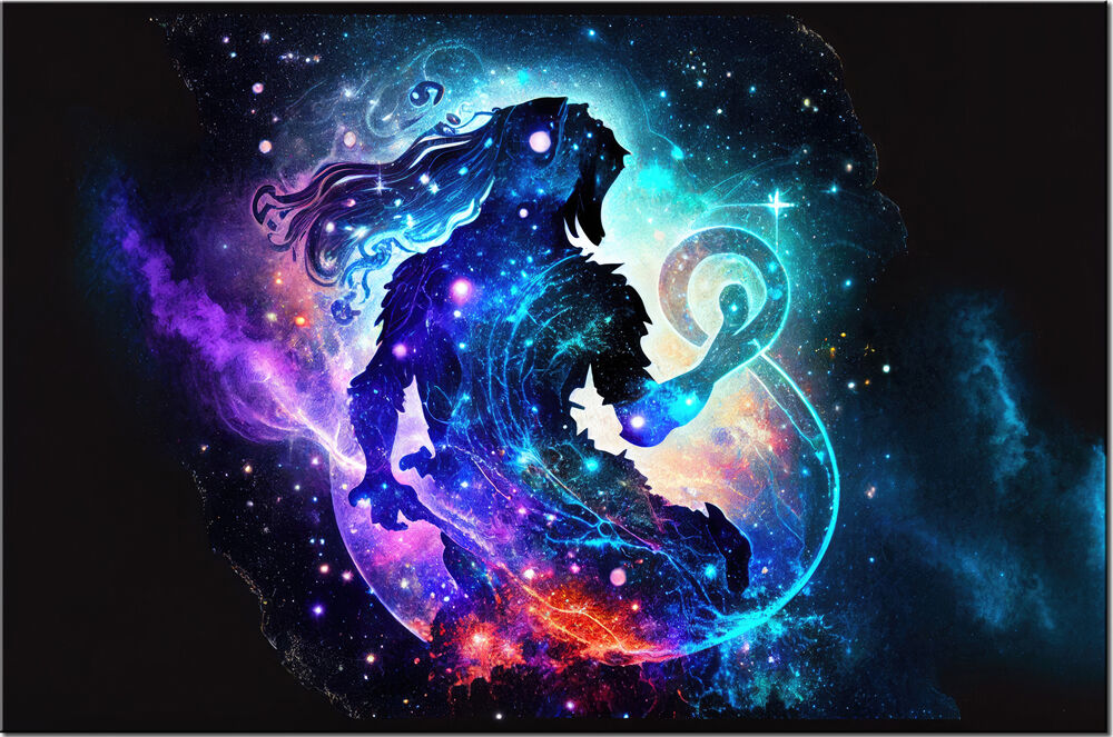 leinwandbild-sternzeichen-wassermann