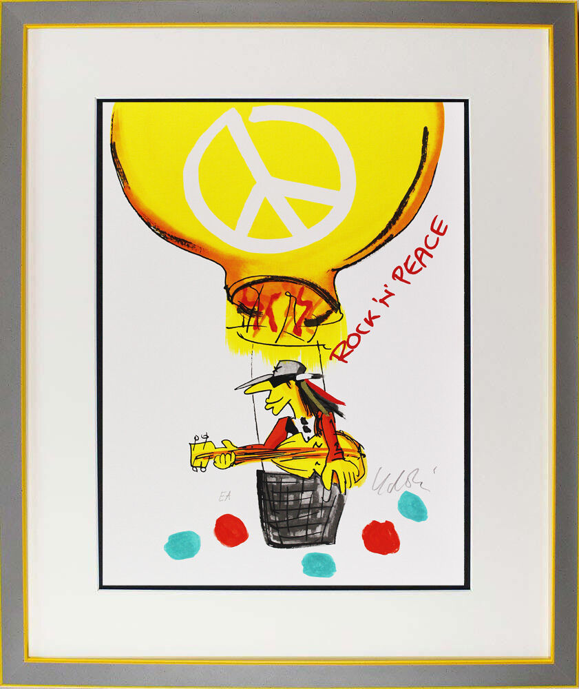 udo-lindenberg-rock-n-peace-unikat-silber-gelb-gerahmt