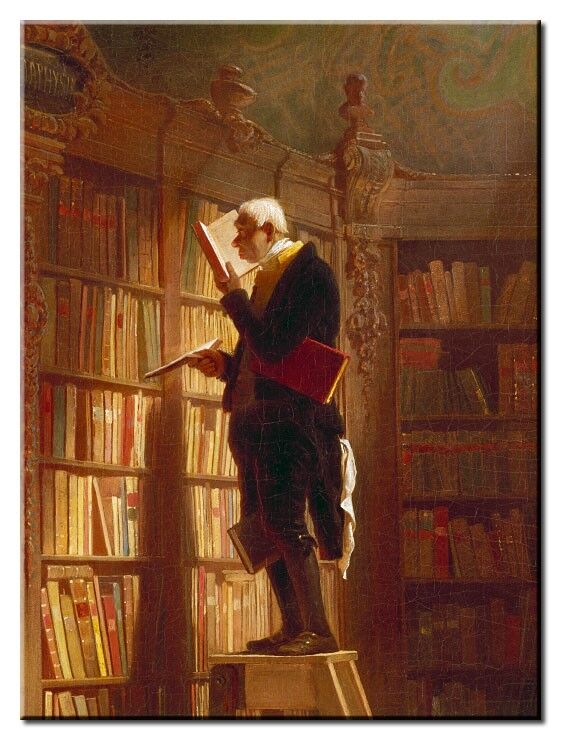 Carl Spitzweg - Der Bücherwurm