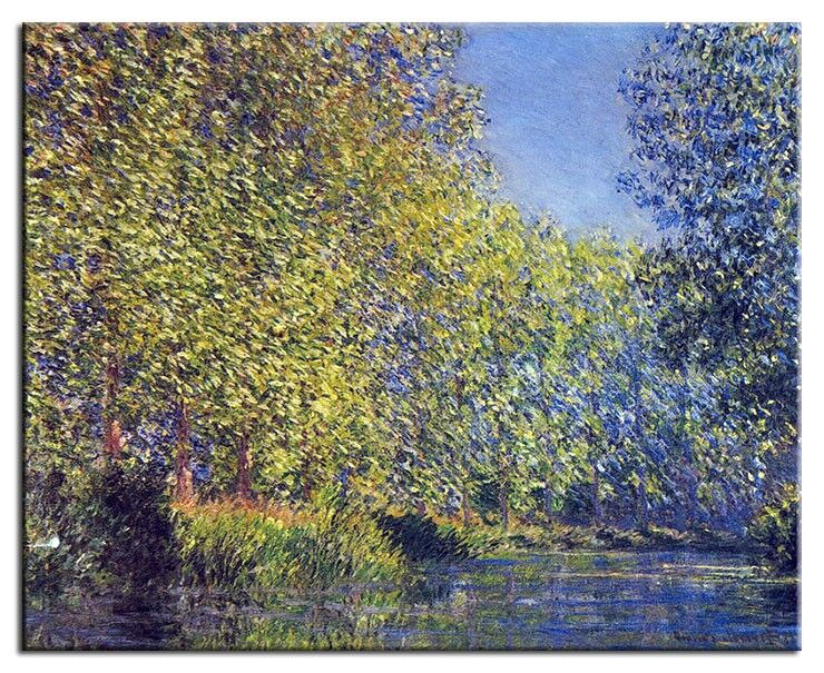 Claude Monet Bilder - Biegung im Fluss Epte bei Giverny