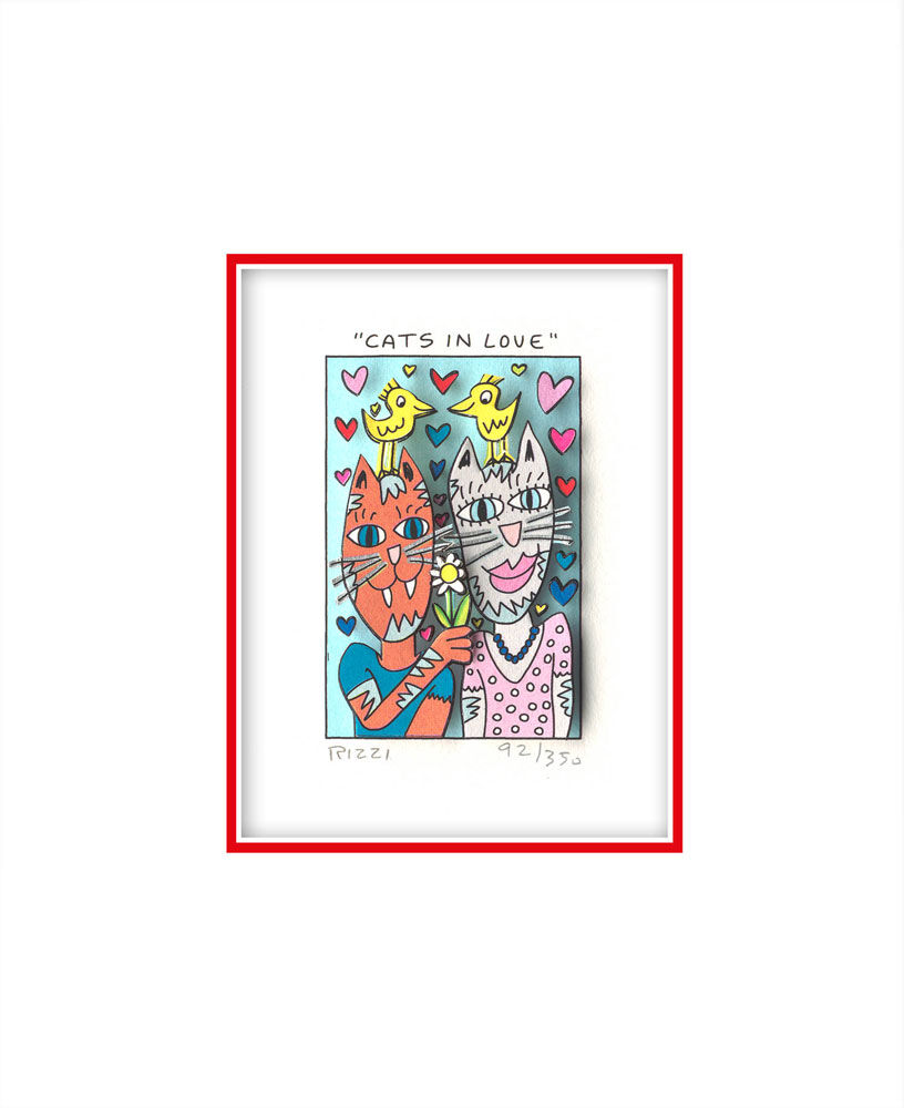 james-rizzi-cats-in-love-ungerahmt