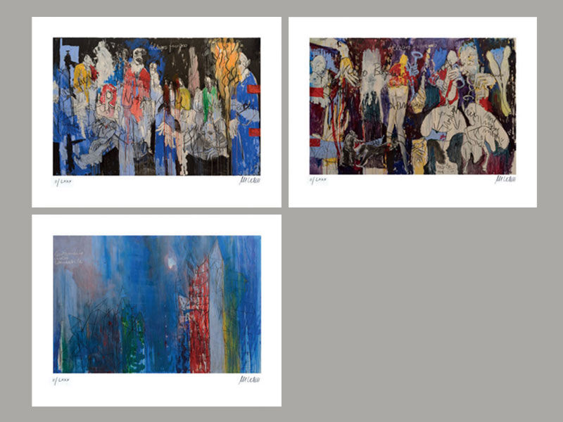 Armin Mueller-Stahl - ALLE KUNST WILL MUSIK WERDEN - Original dreiteiliges Mappenwerk limitiert und handsigniert Armin Mueller-Stahl - ALLE KUNST WILL MUSIK WERDEN - Original dreiteiliges Mappenwerk limitiert und handsigniert