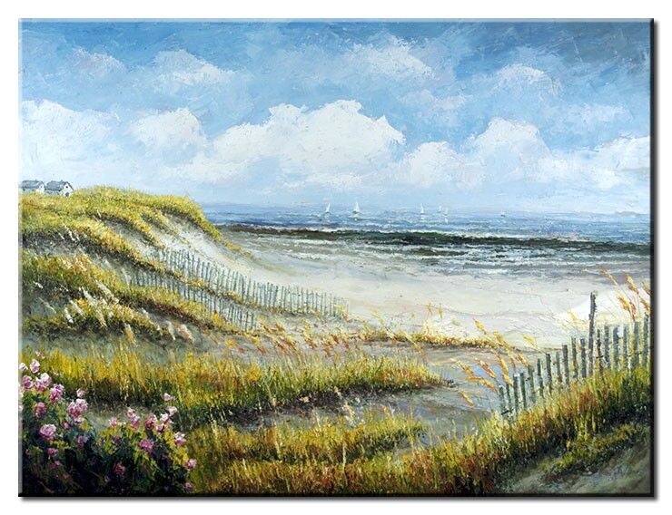 Leinwandbild Totti Moreno - Wind in den Dünen