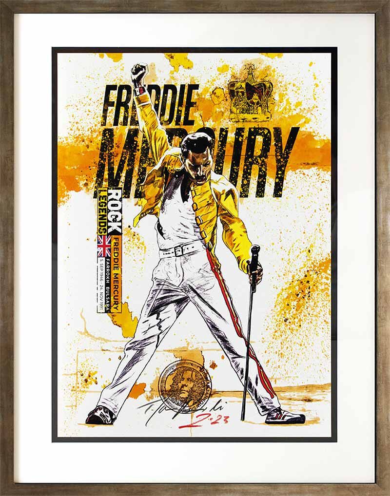 Thomas Jankowski - FREDDIE MERCURY - Edition small - Originale serielle Mischtechnik (Unikat) Thomas Jankowski - FREDDIE MERCURY - Edition small - Originale serielle Mischtechnik (Unikat)
