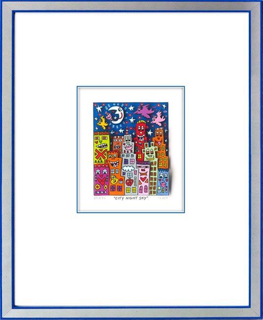 james-rizzi-city-night-sky-gerahmt-kunst-3d