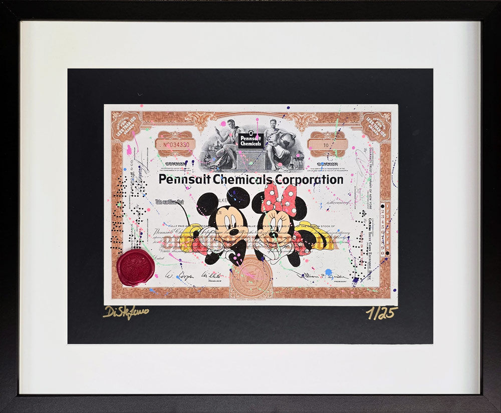 di-stefano-mickey-minnie-gerahmt