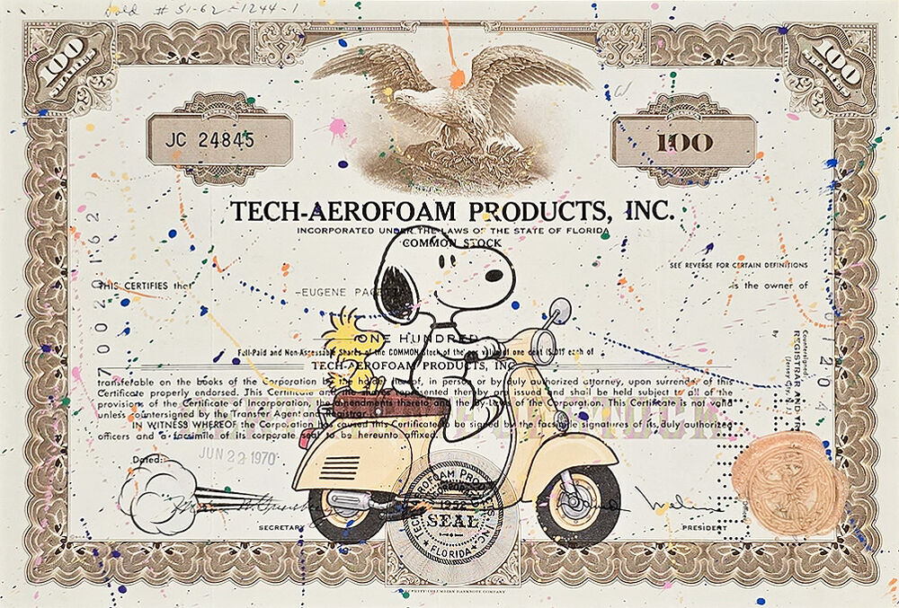 di-stefano-scooter-snoopy-ungerahmt