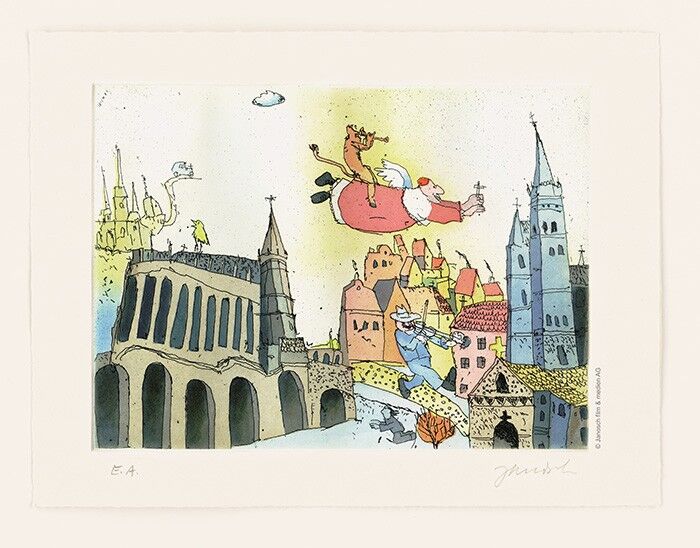 janosch-erfurt-ungerahmt-kunst-radierung janosch-erfurt-ungerahmt-kunst-radierung