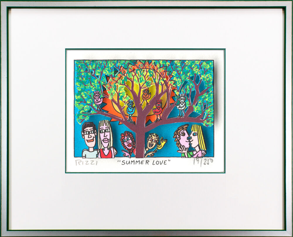 james-rizzi-summer-love-gruenes-PP-rahmen-silber-gruen