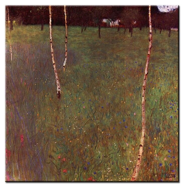 Leinwandbild Gustav Klimt - Bauernhaus