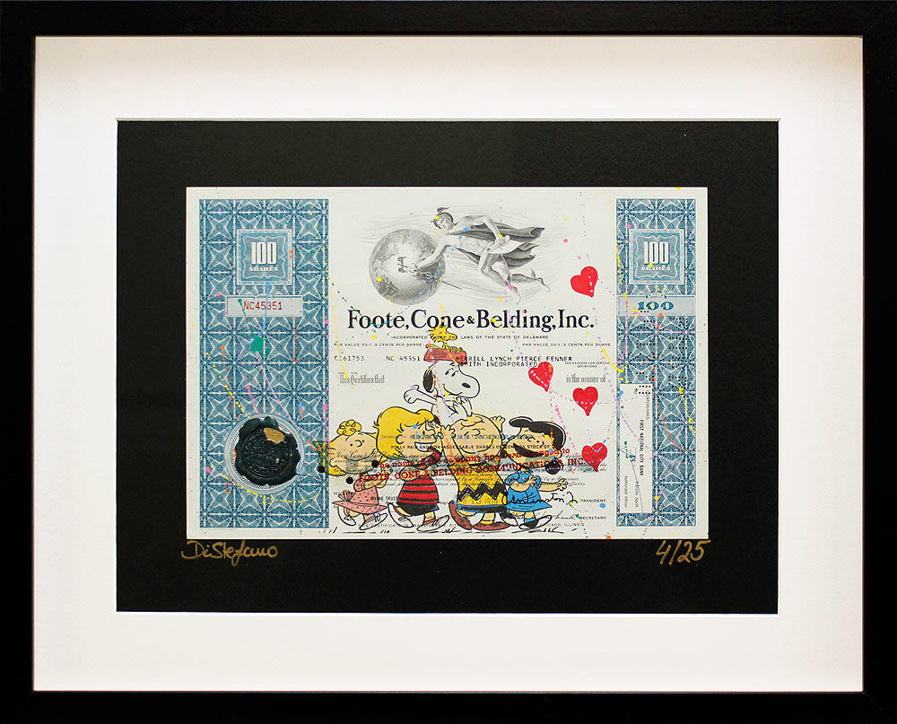 DiStefano Bilder - PEANUTS - Bild mit Museumsglas und Bilderrahmen