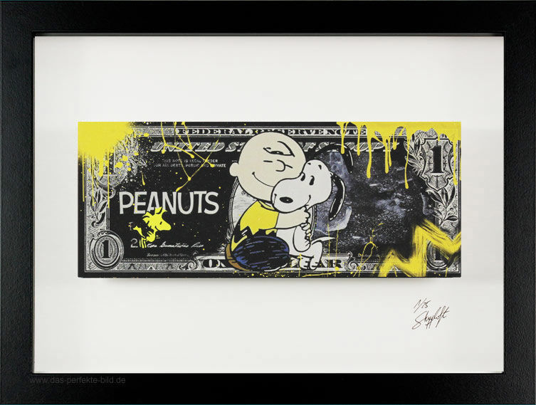 skyyloft-peanuts-dollar-nummer1-gerahmt