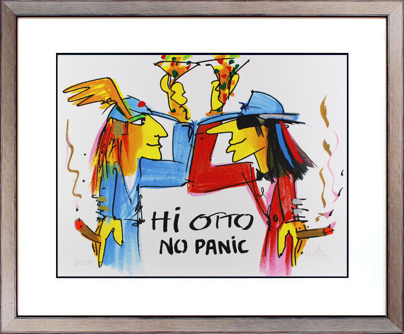 Udo Lindenberg Bilder - HI OTTO - NO PANIC -  Original Grafik handsigniert  Udo Lindenberg Bilder - HI OTTO - NO PANIC -  Original Grafik handsigniert