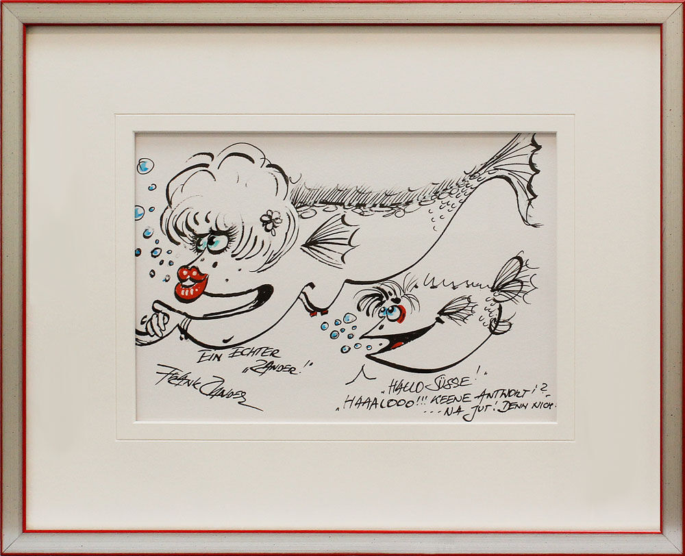 frank-zander-hallo-suesse-original-aquarell-gerahmt frank-zander-hallo-suesse-original-aquarell-gerahmt