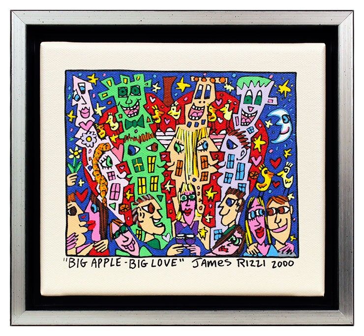 james-rizzi-big-apple-big-love-gerahmt-kunst-2d