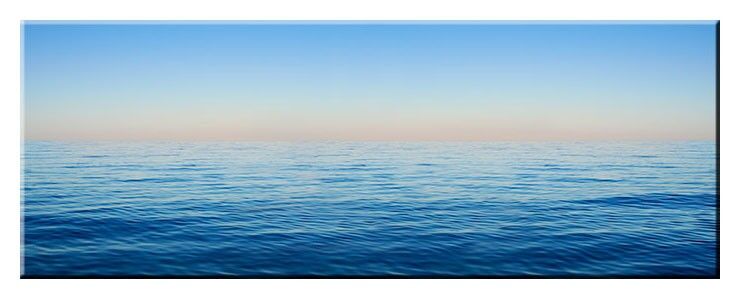 The Blue Sea - Modernes Leinwandbild