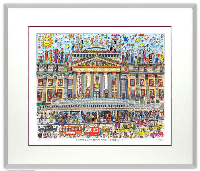 james-rizzi-brooklyn-born-and-proud-of-it-gerahmt-kunst-3d