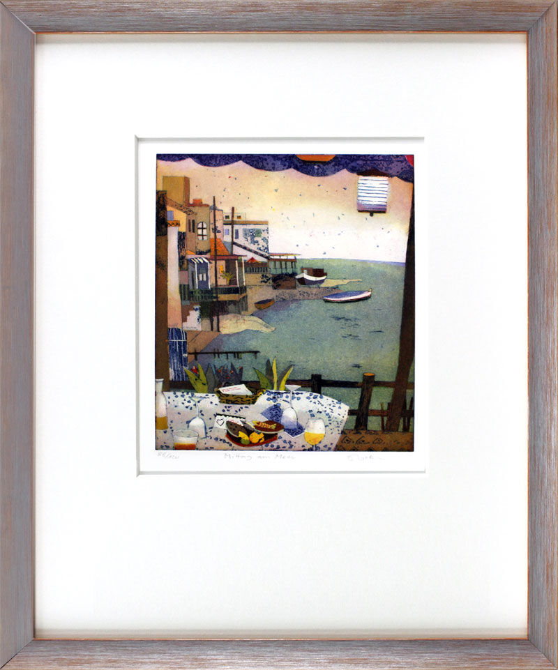 jutta-votteler-mittag-am-meer-gerahmt-kunst-farbradierung jutta-votteler-mittag-am-meer-gerahmt-kunst-farbradierung